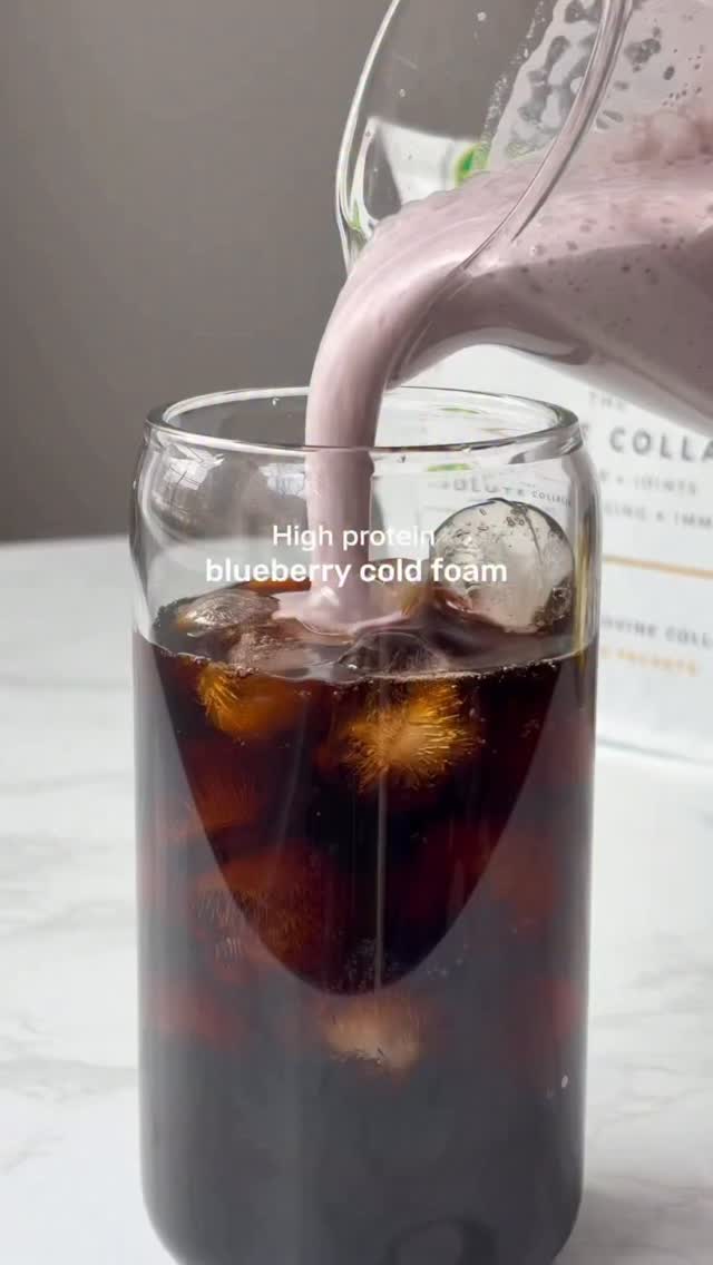 Blueberry Cold Foam Coffee