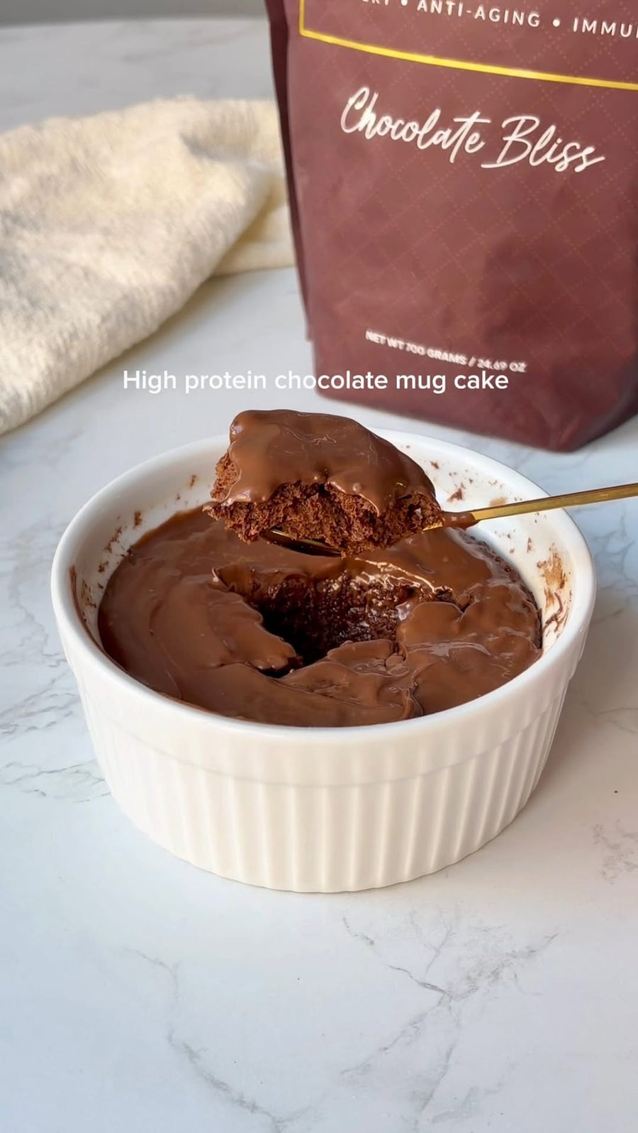 Flourless Chocolate Mug Cake