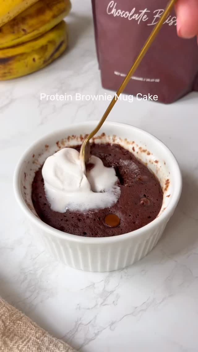 Fudgy Banana Mug Brownie