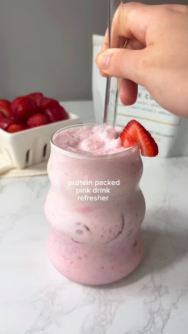 High-Protein Pink Drink